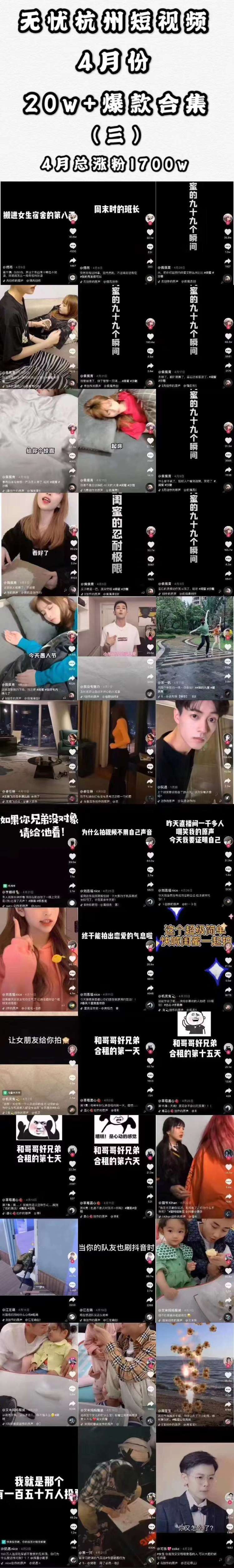 舒悦-浙江省·杭州市·滨江区--抖音平台第一MCN机构,无忧传媒,公司名下有多余和毛毛姐,彭十六,张欣尧,幺妹儿,老王欧巴等高粉达人,我们能提供最好得推荐和待遇!
合作无忧,主播无忧