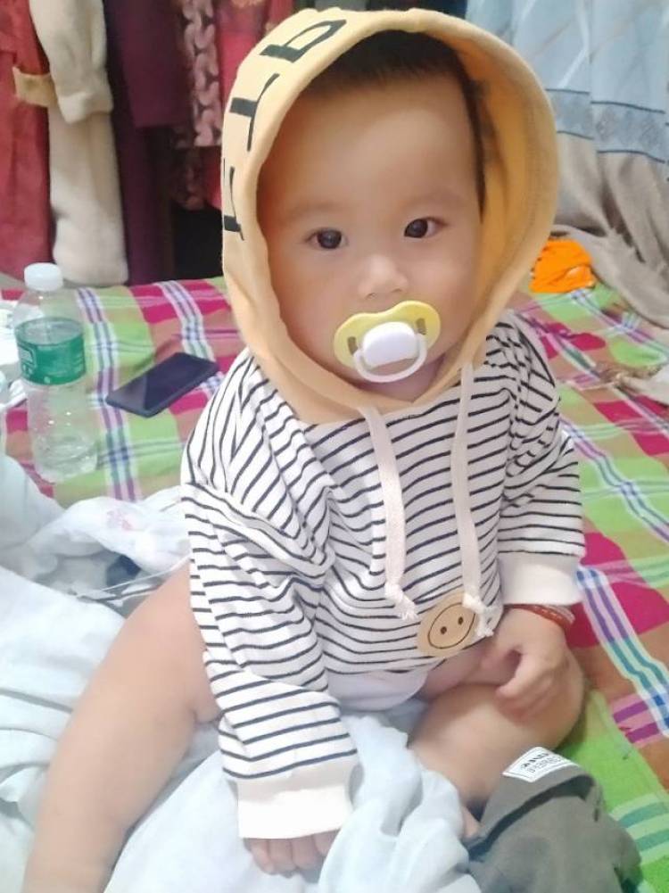 仙女爷爷-河南省·许昌市·襄城县-快手-宝宝九个半月了 21斤  73厘米 男孩 可以做买家秀寄拍 需要的联系
