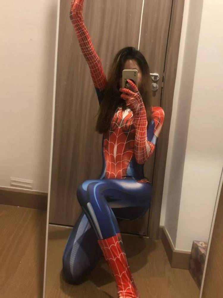 MJ蜘蛛侠紧身衣，开箱测评拍照-湖北省·武汉市·江汉区